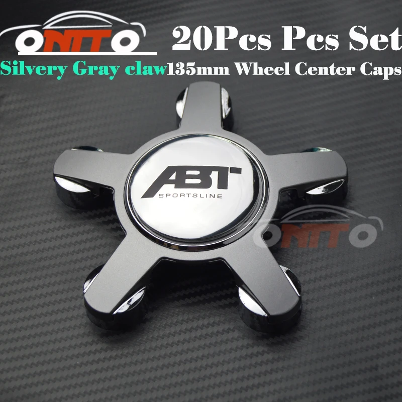 4 шт. Для ABT логотип badg для Audi VW 35 мм 5 зажимов Автомобильная эмблема колпачки для колес Крышка для ступицы автомобиля модифицированные диски колпачки для центра