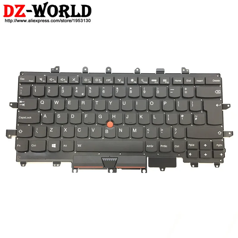 Оригинальная новая клавиатура для Lenovo Thinkpad X1 Carbon 4th Gen 4 MT: 20FB 20FC UK английская с