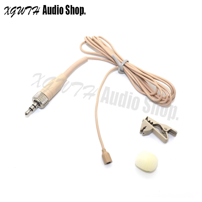 

Skin Mini Lapel Condenser Cardioid Microphone Lavalier Microfone for Sennheiser Wireless Transmitter 3.5mm Screw Jack