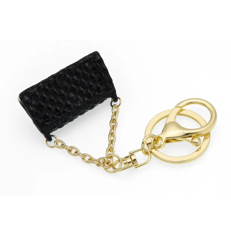 Mini Bolso pequeño de moda de linni llavero de diamantes de imitación llavero bolso colgante Bijuteria Feminina recuerdo llaveros mujer