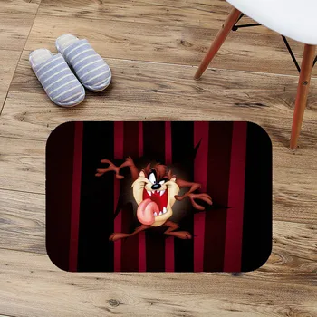 

Living Room Door Mat Tasmanian Devil&Taz Printed Floor Mat Outdoor Rugs Bathroom Kitchen Carpet Anti-Slip Rug
