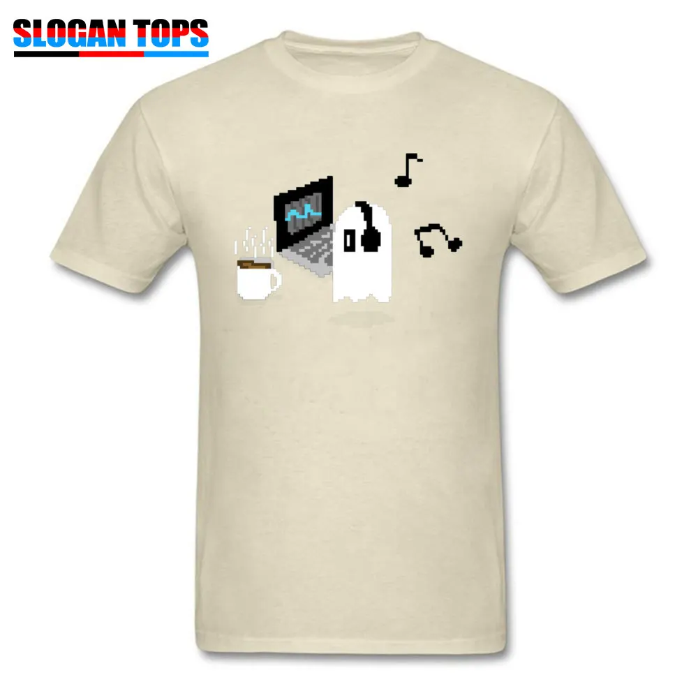 Napstablook Chill Undertale 24222 Short Sleeve T Shirt Round Collar 100% Cotton Male T-Shirt Cool T Shirt Prevalent Napstablook Chill Undertale 24222 beige