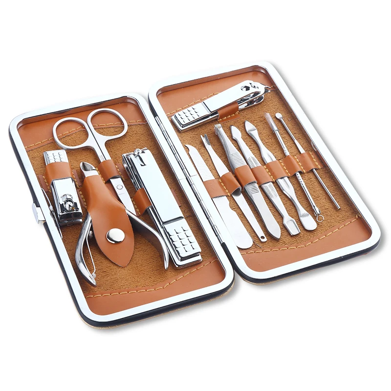 12in1 pcs Portable Nail Gel Clipper Nipper Cutter Kit Nail Art Tools