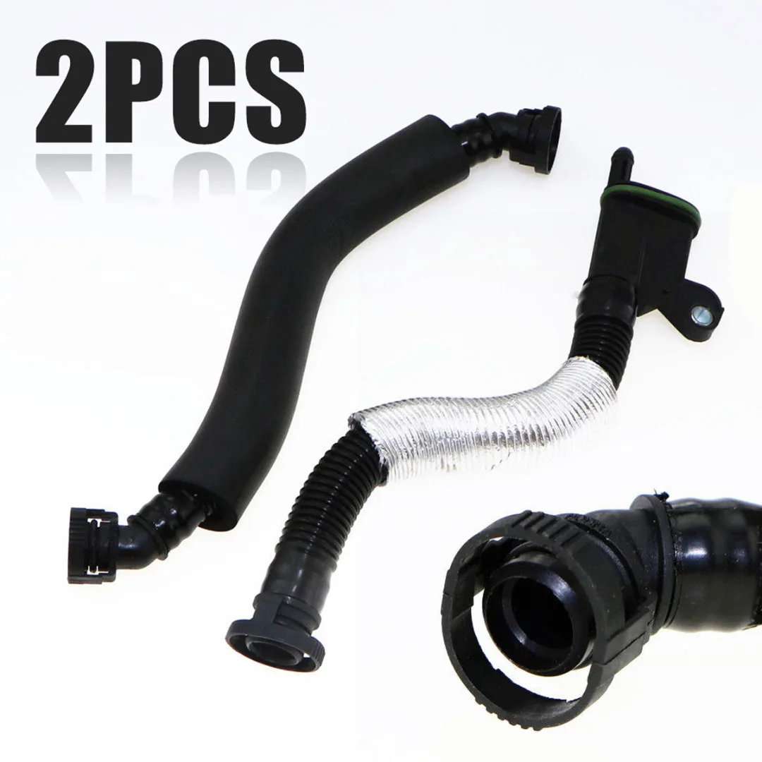 JXLCLYL 2 шт. ПВХ Сапун Картера шланг для VW Tiguan Jetta Passat AUDI Q5 A4