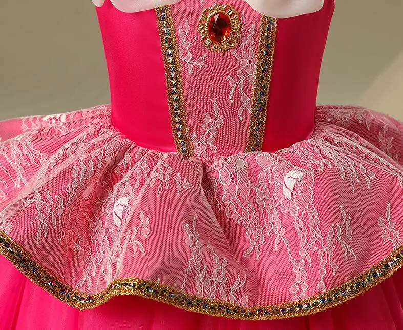 Маскарадный костюм принцессы Авроры с бабочками; нарядный костюм; нарядное платье с фатиновой юбкой и цветочным рисунком для девочек-подростков; детская сказочная одежда для костюмированной вечеринки