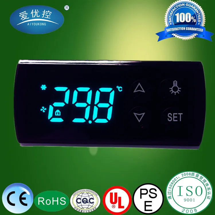 220V Digital Temperature Controller Touchscreen kitchen thermostat defrosting sensors display