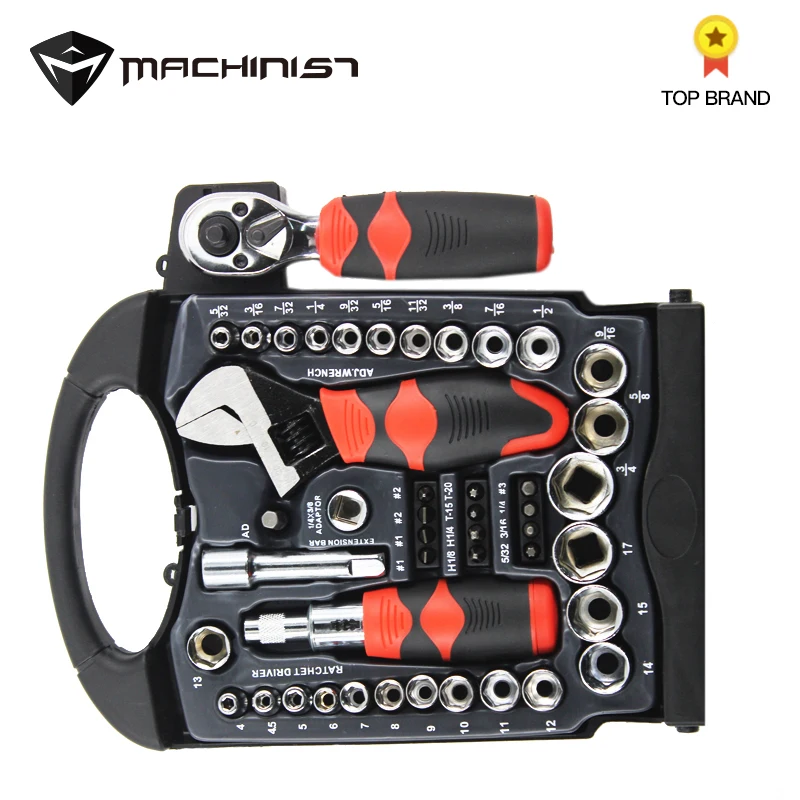 

46PCS Universal Screwdriver Socket Ratchet Wrench Set Hardware Tool Set Hand Tool Screwdriver Wrench Set
