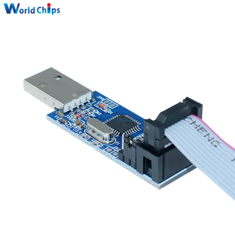 Diymore 1 комплект 10Pin к 6 Pin плата адаптера + USBASP USBISP AVR программатор USB ATMEGA8 ATMEGA128