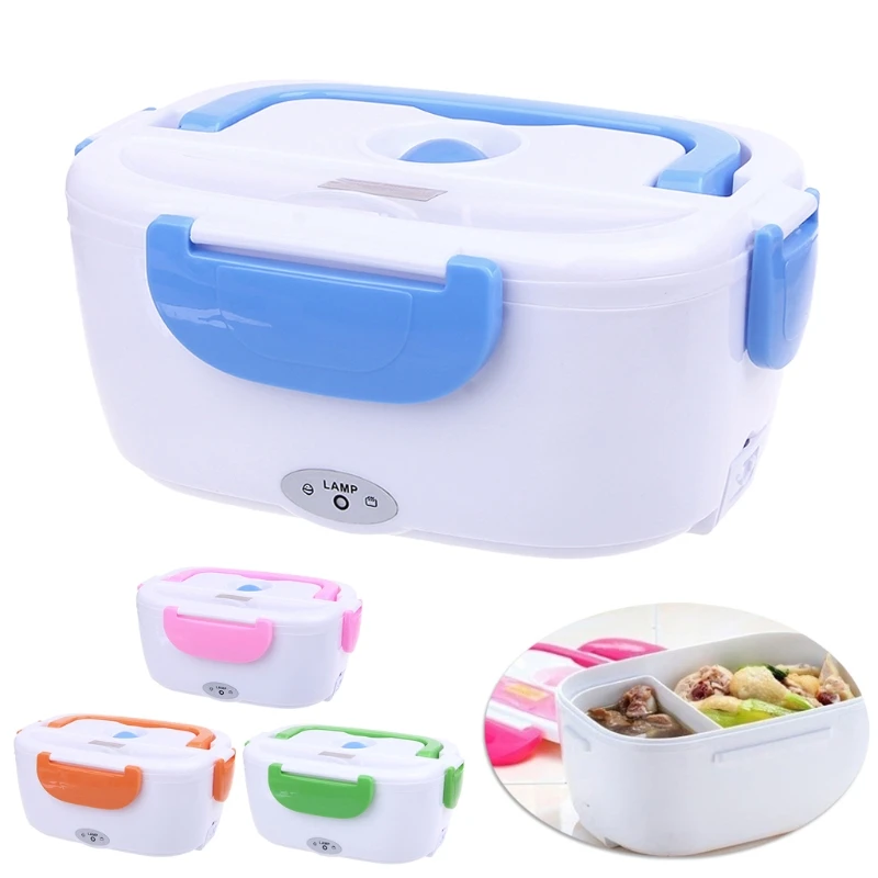 

Portable Electric Heated Food Warmer Box Container Lunch Meal Lunchbox 110V US