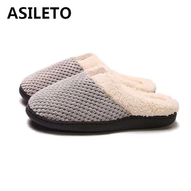 Комфортные женские тапочки ASILETO из кораллового флиса с пенным наполнителем