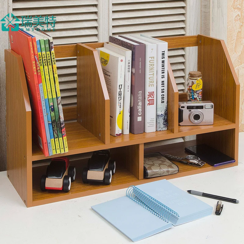 creative simple rui us special small desktop bookshelf desk small