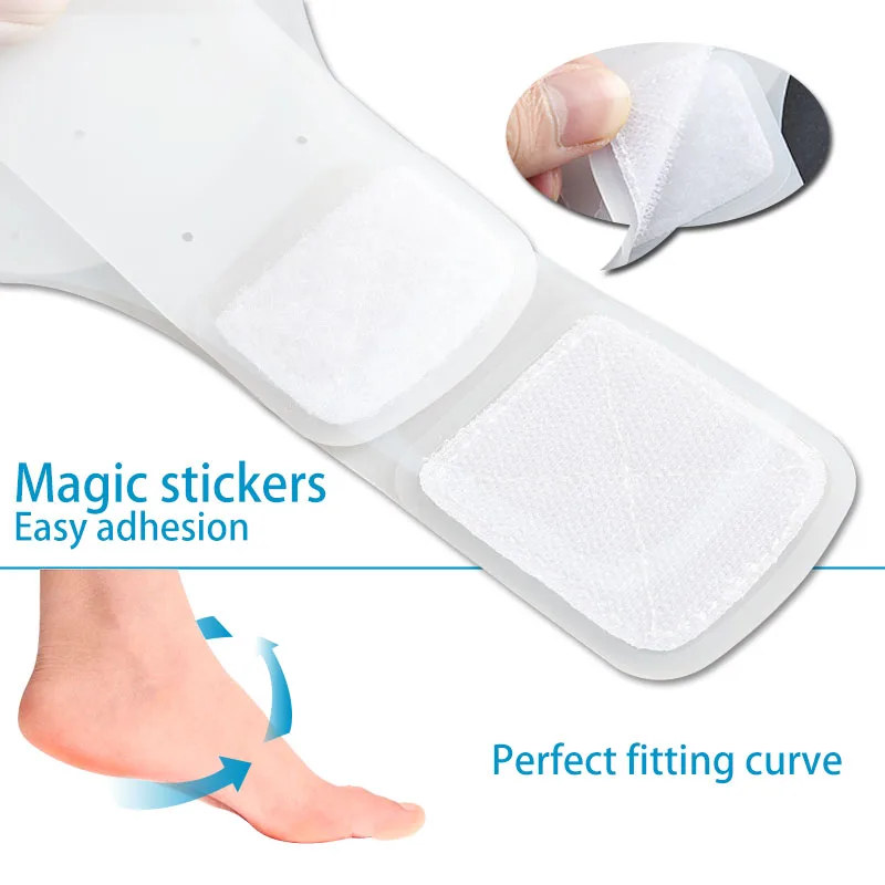 Soumit Silicone Gel High Arch Support Massage Bandage Orthopedic insole Correction Flat Feet Relief foot Fasciitis Plantillas