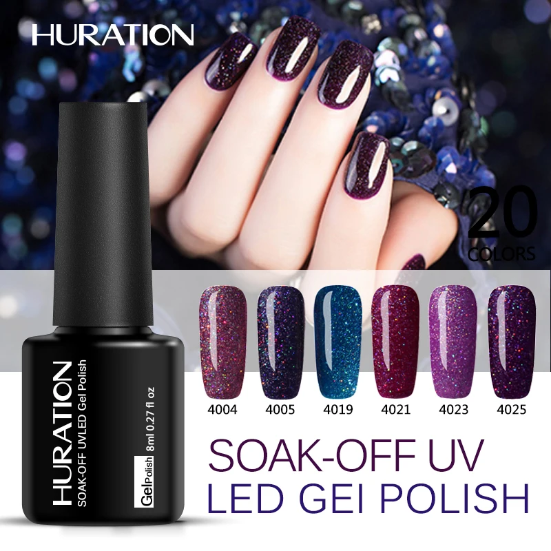 

Huration Lucky Neon Nail Gel Polish 19 Colors 8ml UV LED Lamp Soak Off GelPolish Art Colorful Tops Adhesive Design Gel Varnish