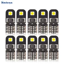 Buy Safego 10pcs New High Bright Canbus T10 W5w 2smd 3030  Led Width Lamp reading lamp indoor lamp No Error clearance bulb 12V Free Shipping