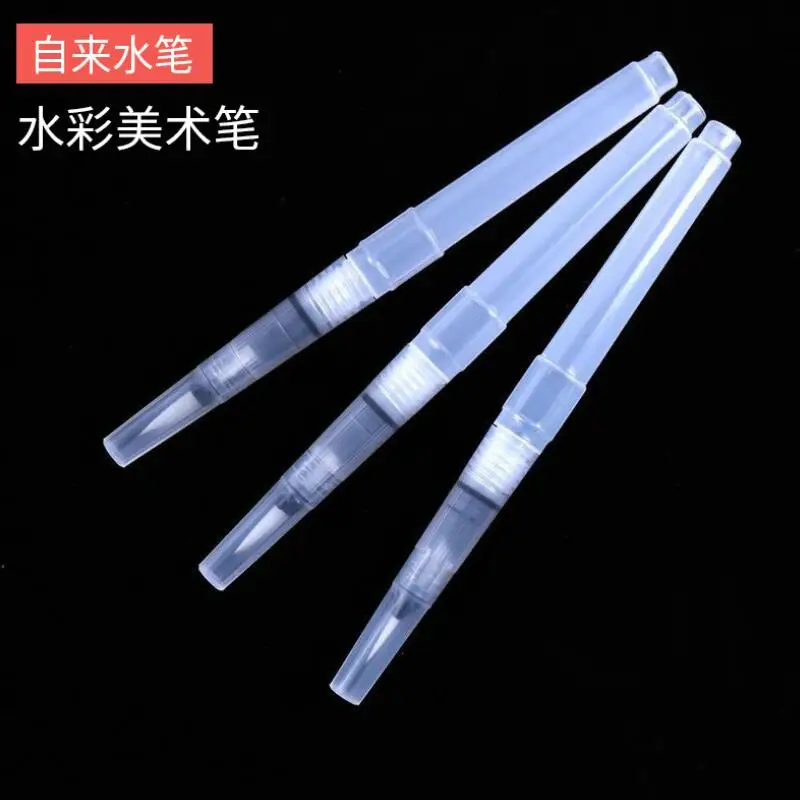 1Pc Tap Water Calligraphy Pen Soft Hair Water Storage Brush Solid Watercolor Paint Pencil Painting Drawing Brush