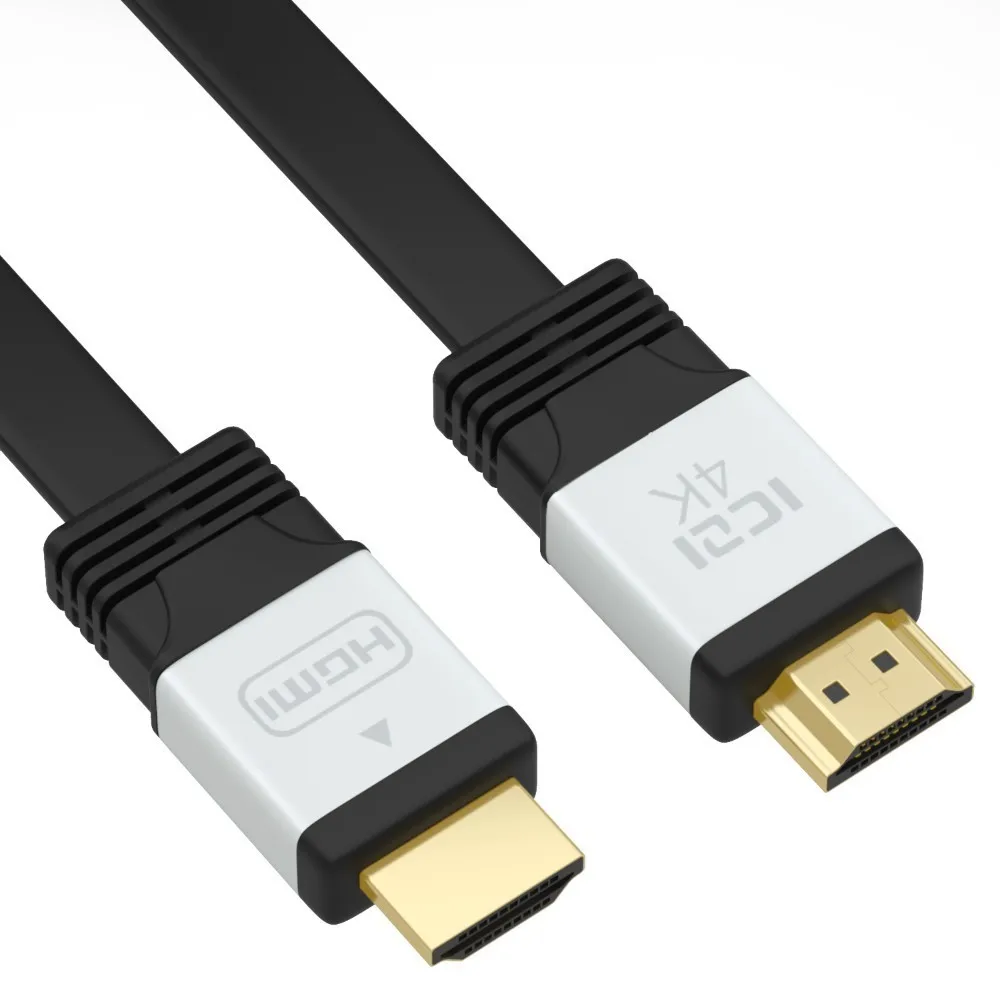 ICZI 1 м HDMI к кабель плоский удлинитель поддерживает 3D 4 60 Гц для ПК ноутбука PS4 STB HDTV