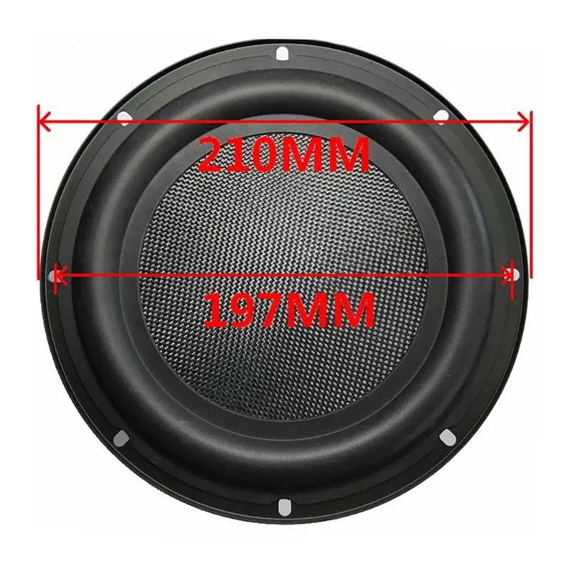 Audio Speakers Passive Radiator 8 Inch Diaphragm Bass Radiators Subwoofer Speaker Repair Parts Accessories DIY Home Theater Audio Speakers Passive Radiator 8 Inch Diaphragm Bass Radiators Subwoofer Speaker Repair Parts Accessories DIY Home Theater