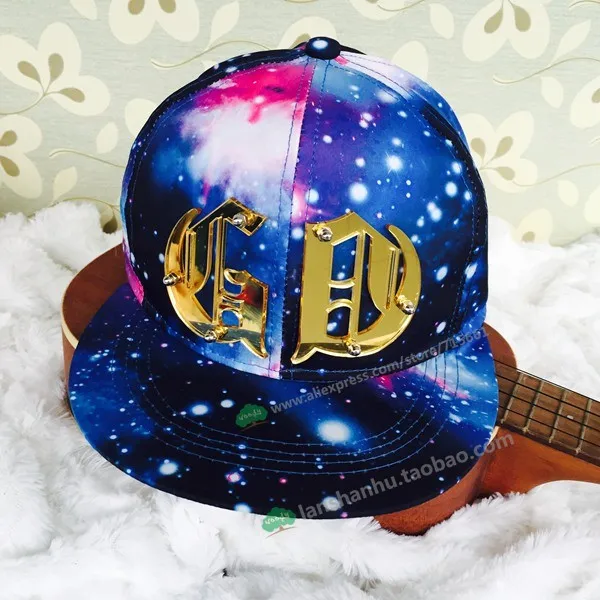 Популярные бейсболки Bigbang G-dragon GD Snapback galaxy Star Sky Hat galaxy Snapback унисекс хип-хоп Peaked Hat Повседневная Уличная