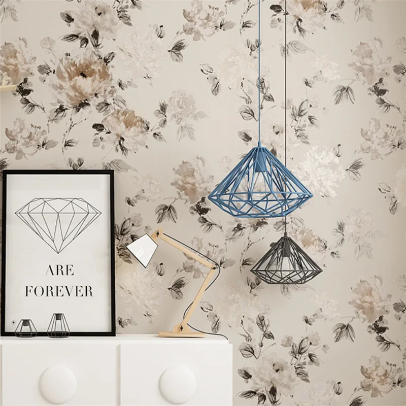 Avoir Images 3d Fleur Feuille De Papier Peint Vintage Salon Non Tisse Mur le plus cool par