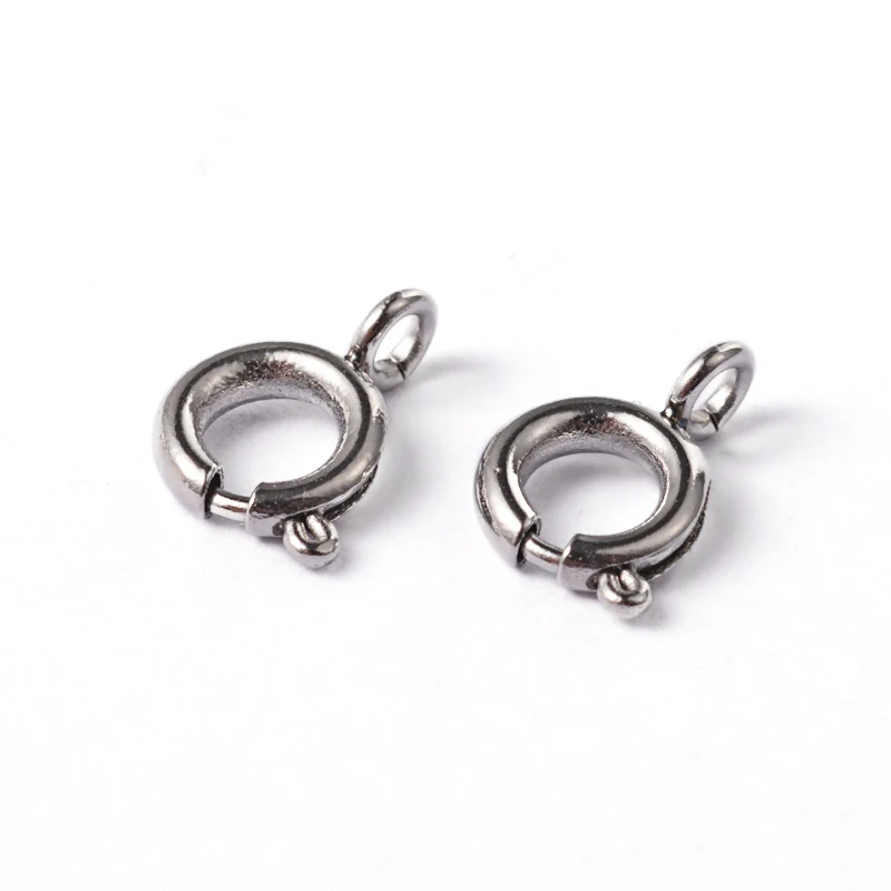 PandaHall 10pcs 7 5x5x1 2mm 304 Stainless Steel Metal Jewelry Findings 100pcs-445x1mm-necklace-cord-stainless-steel-wire-diy-women-jewelry