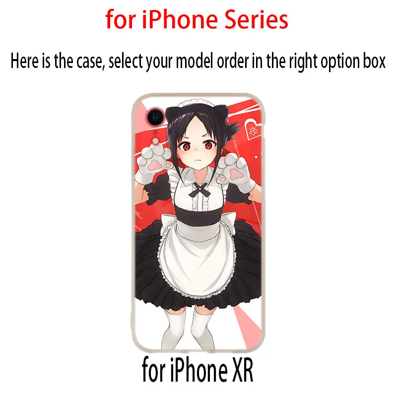 Силиконовый мягкий чехол для iPhone 11 12 Pro X XS Max XR iphone 8 7 6 Plus 5 5s SE Anime kaguya Sama 2020|Бамперы| |