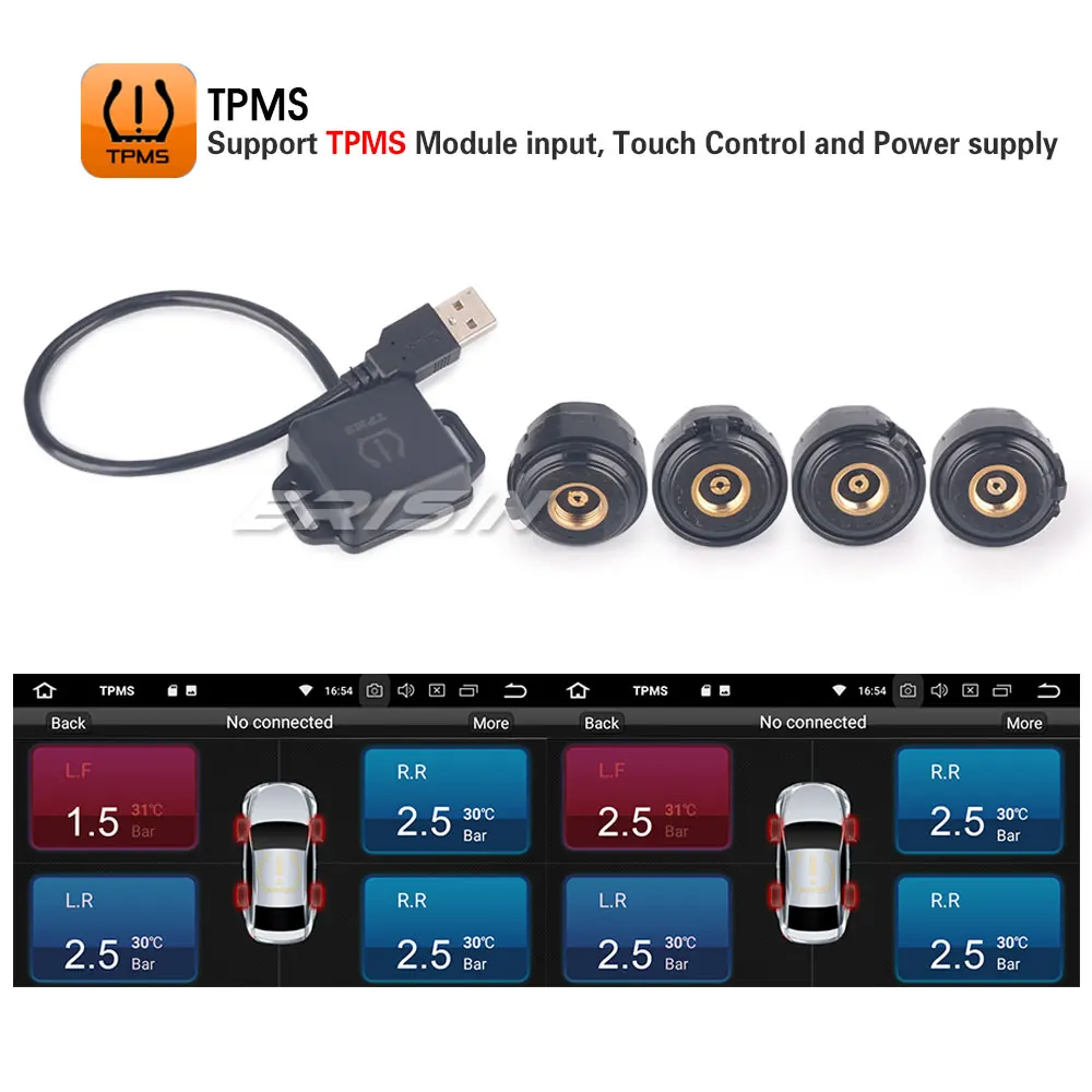 Cheap Erisin ES8882B 7" Android 8.0 Octa core 4G RAM Car DVD for Mercedes A/B Class W169 Sprinter Vito Viano 4