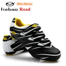 TIEBAO Cycling Shoes Road Bike Men zapatillas deportivas hombre Athletic Shoes Breathable Racing Bicycle Training Sports Shoes