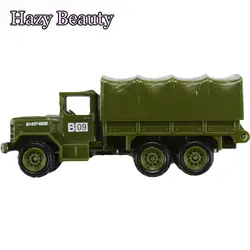 1 шт./компл. игрушечный автомобиль модель зеленый Мини Glide Военная Униформа грузовик Транспортная Машина изысканные игрушки для детей