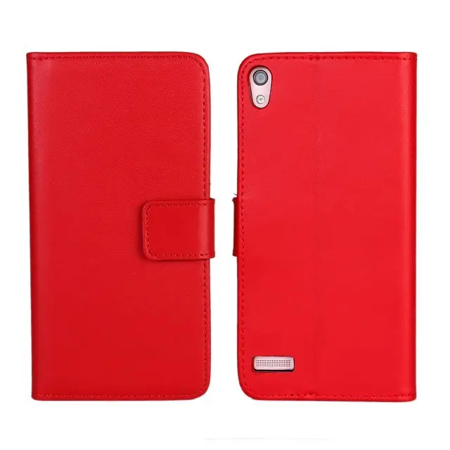 Премиум кожаный флип-чехол huawei P6 Роскошный кошелек чехол для huawei P6 P6s держатель для карт чехол для телефона GG - Цвет: Красный