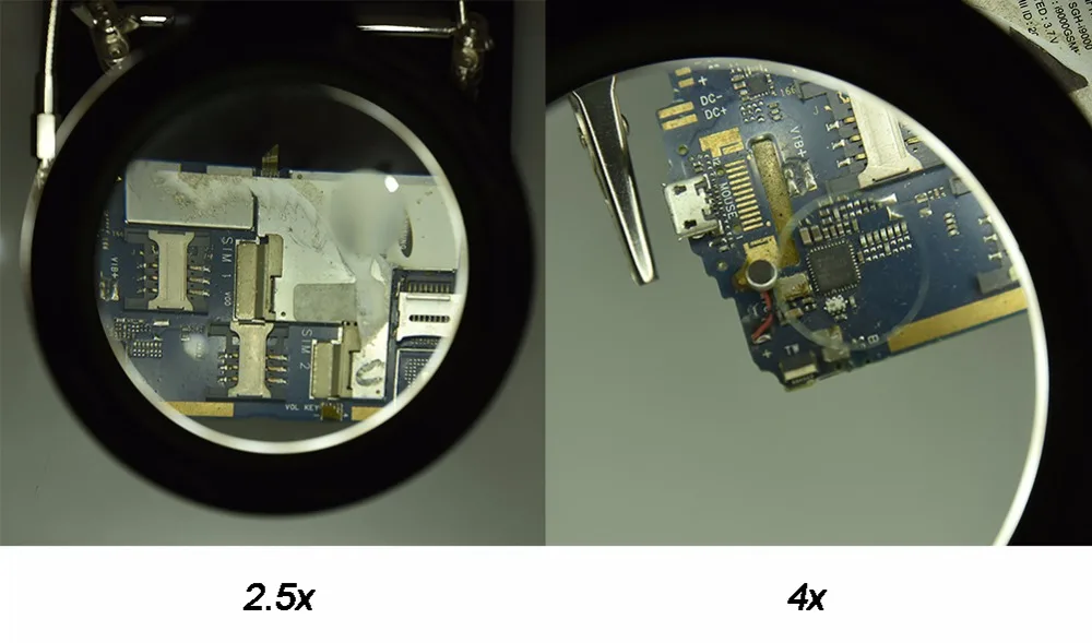 Soldering Helping Hand With LED Magnifier TE-802 PCB