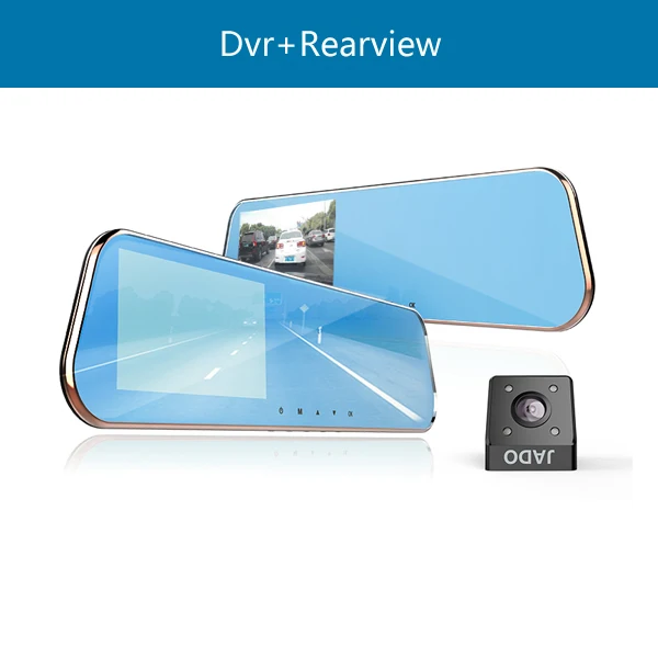 JADO D610S Автомобильный видеорегистратор novatek 5,0 ips экран Full HD 1080P Автомобильный видеорегистратор с двумя объективами Автомобильная камера Dashcam зеркало заднего вида Регистратор - Название цвета: Dvr