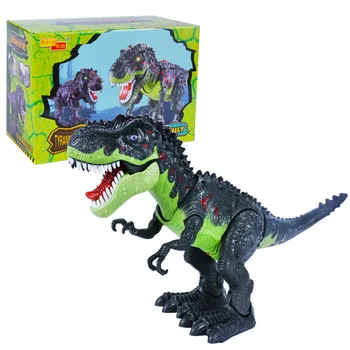

Jurassic world Electric Dinosaur flash and sound T-rex Talking Toy child Interactive Toys Walk Talk Brinquedos Interactive Toy