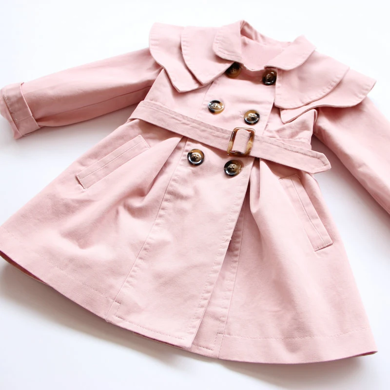Зимнее пальто осенняя верхняя одежда для малышей пальто для девочек ветровка для девочек, детская одежда для детей 2-6 лет