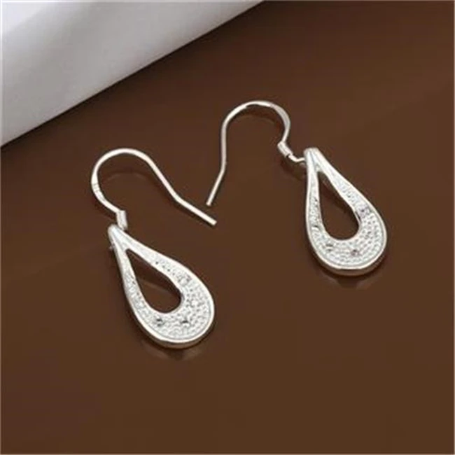 

ESE382 Wholesale silver plated earrings , Factory price 925 stamped fashion jewelry /bhzajzga