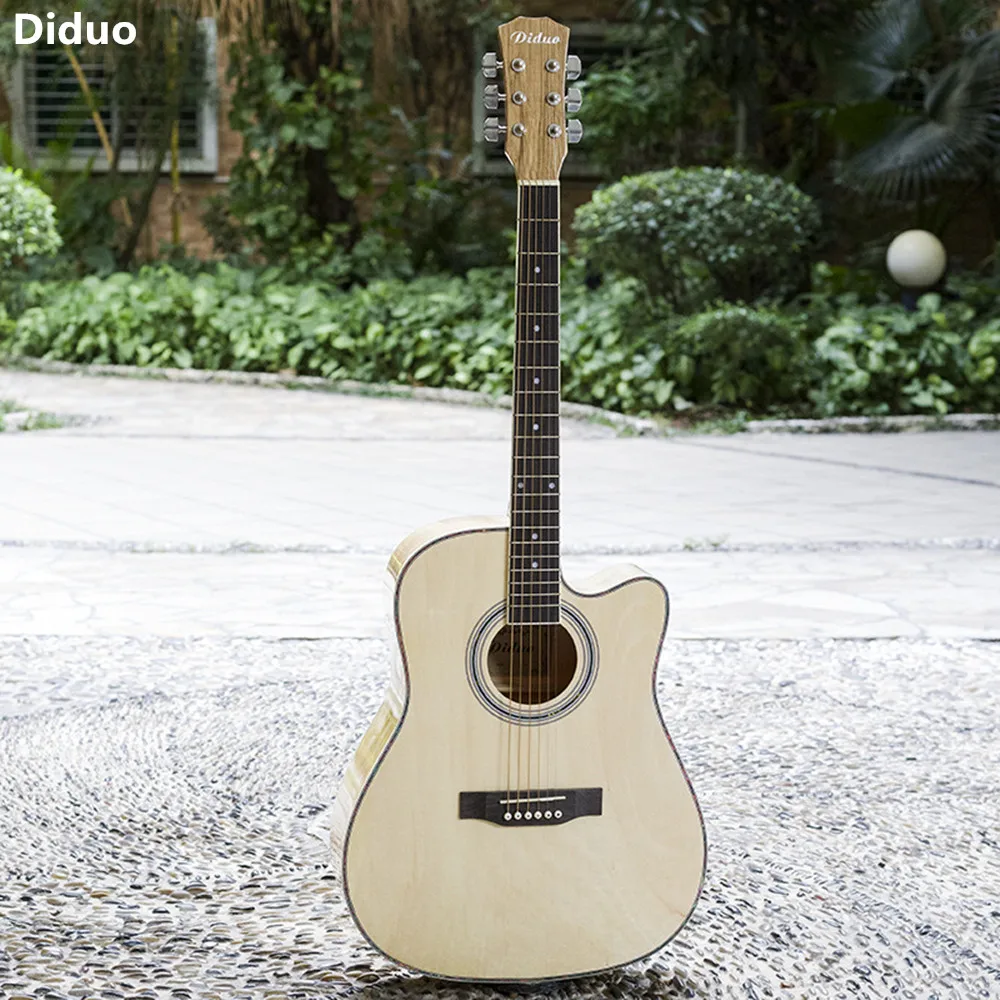 

Diduo 41 Inch Folk Guitar Acoustic Guitar Basswood Guitar Excellent Quality And Cheap Price Sunset Color Musical Instruments