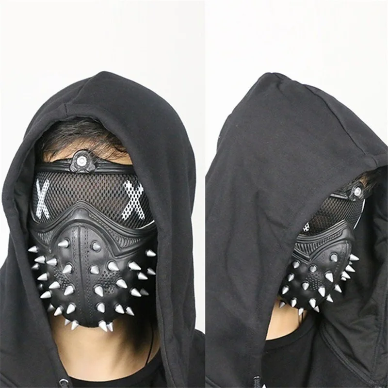 

Watch Dogs 2 Punk Style Mask Halloween Carnival Dress Up Props Adult Masquerade Cosplay Mask
