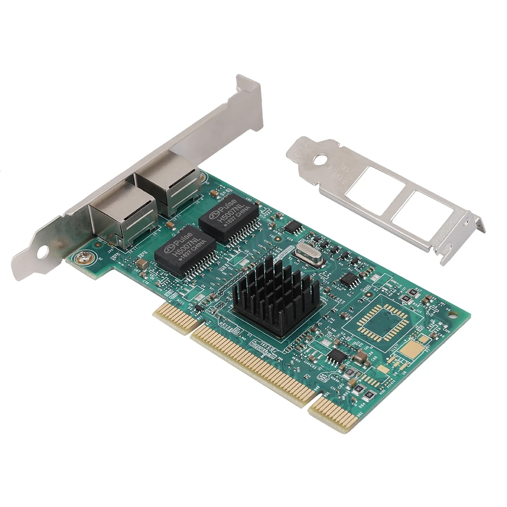Горячая PCI 16x двойной порт Gigabit LAN для Intel 82546 PCI для двух портов Gigabit 1000 M сетевая карта