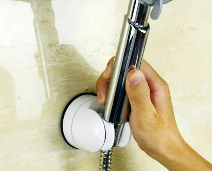 Wall Mount Removable Shower Head Bracket Holder Vacuum Suction Cup