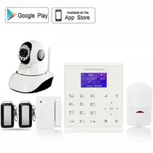 QOLELARM menú Polaco wifi alarma de su casa gsm seguridad en el hogar sistemas con wi-fi de la cámara IP 720 p HD APP control remoto antirrobo alarma