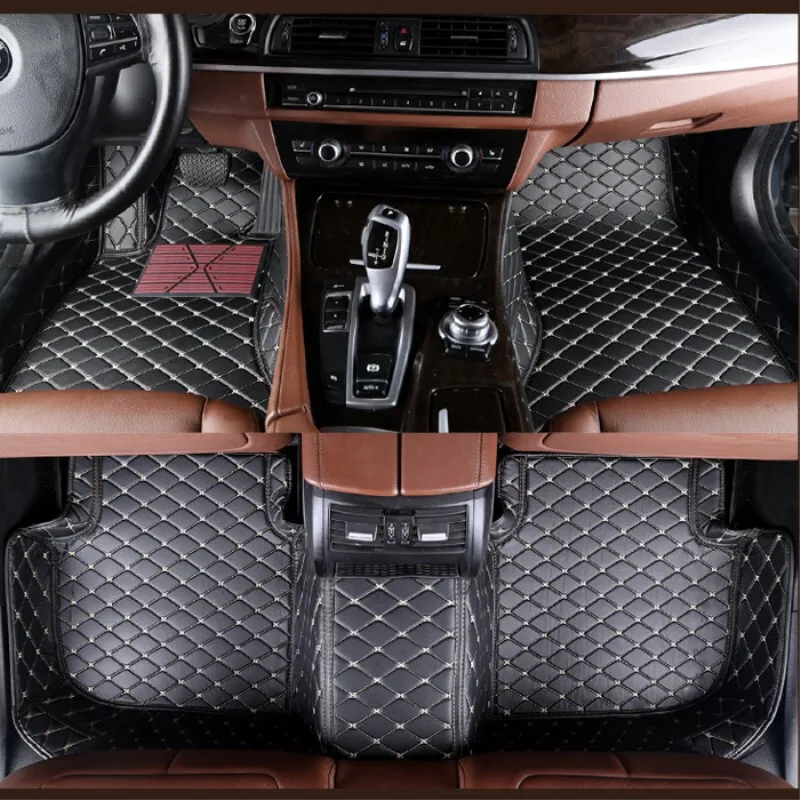 

QFHETJIE 3D Custom car floor mats For Subaru all model FORESTER XV OUTBACK LEGACY Tribeca car accessories Car Styling Car mats