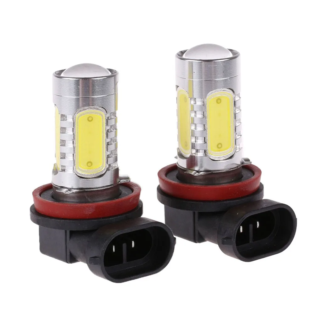 

H11 7.5W LED Bulb Car Light Source Projector DRL Driving Fog Headlight Lamp 12V