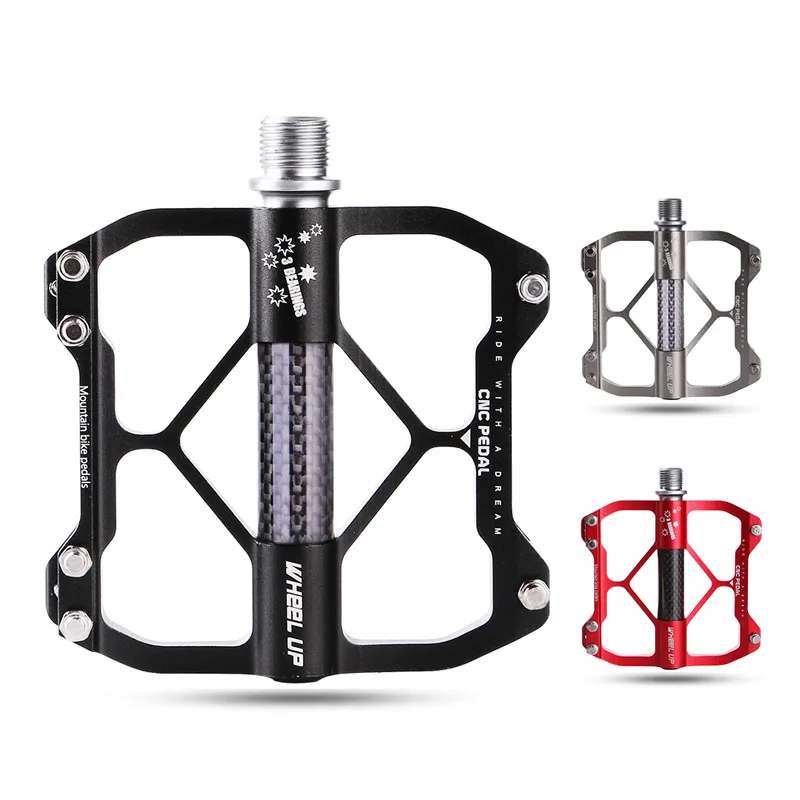 

Three Peilin Bearings Mountain Bike Aluminum Alloy Ultra-light Polished Bicycle Pedal Accessories &T8