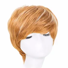 Fei-Show волнистые парики, наклонные полосы для женщин, синтетические термостойкие парики, изображение цвета, женские волосы Perruque Peruca Toupee