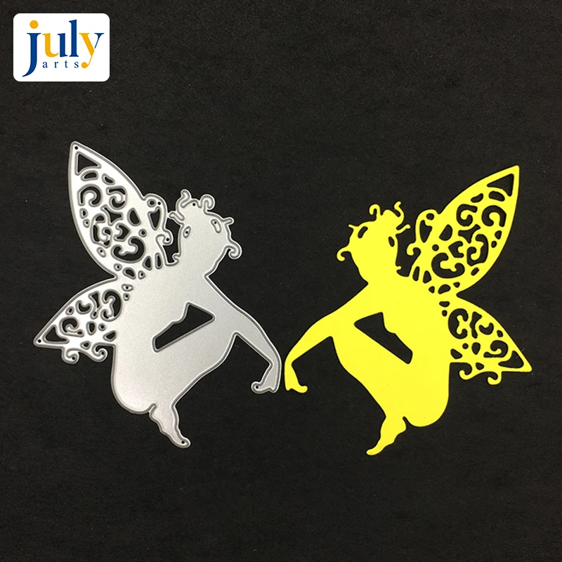 

Julyarts Flower Fairy Cutting Dies for Scrapbooking Embossing Craft Metal Carbon Steel Paper Dies Gift Cuts Decorative Crafts