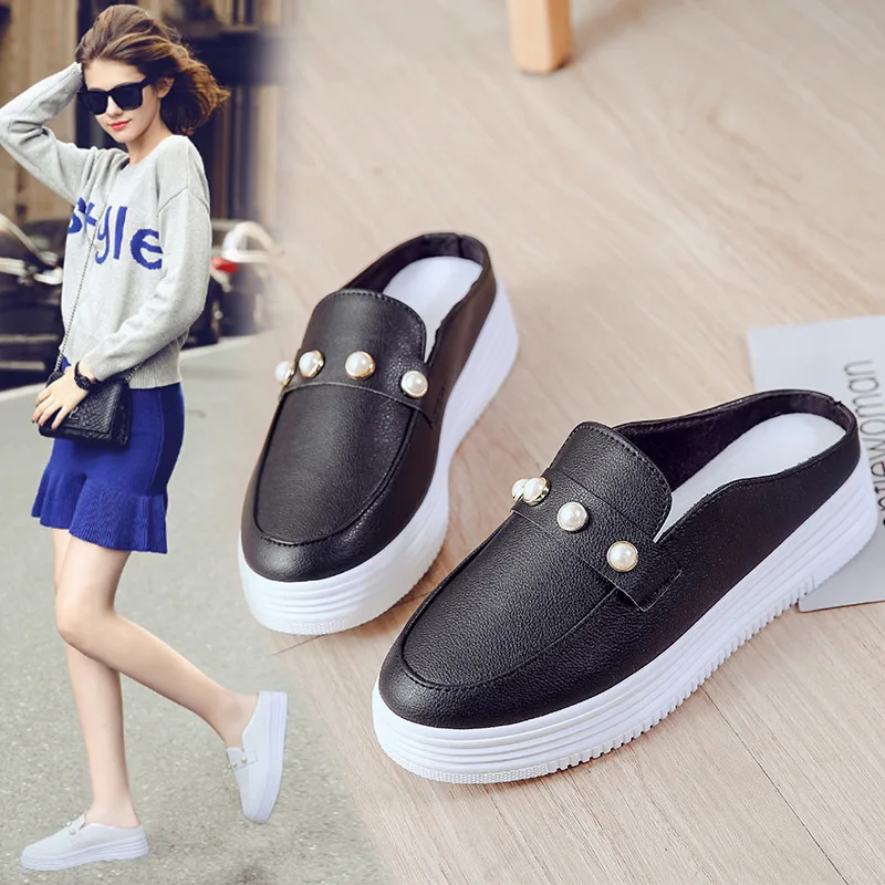 

Women Casual Vulcanized Shoes Female Comfortable Soft Slip-on Loafers Ladies Lazy Shoes