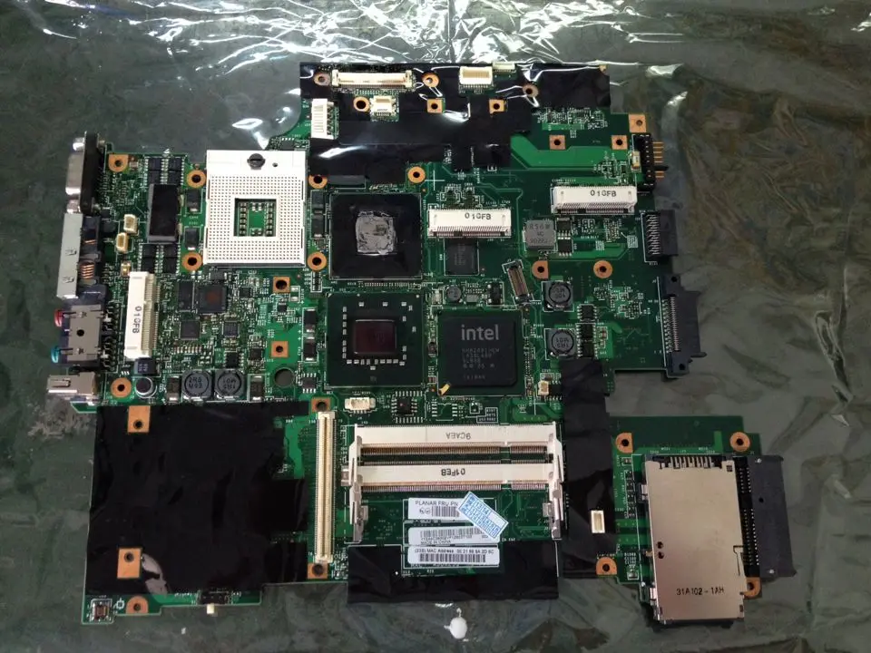 Материнская плата для ноутбука Lenovo thinkpad R61 T61 15 4 " 965PM DDR2 100% протестирована