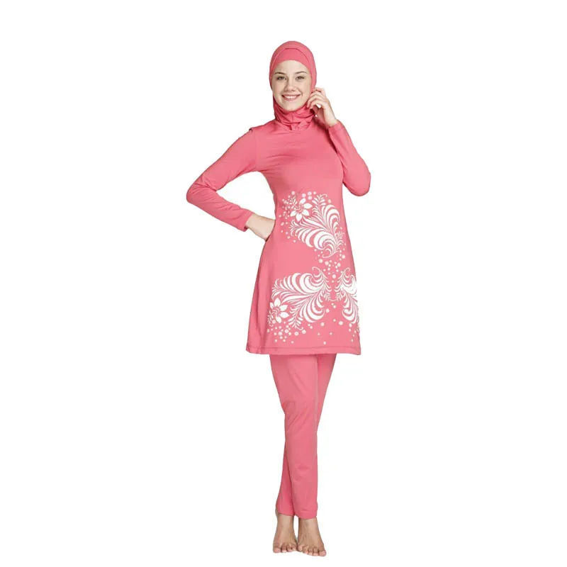2015 New!!! Full Cover Plus Size 4XL Modest Islamic Swimsuit Muslim Swimwear Islamic Swim Wear 