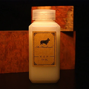 

100ml/70ml waterproof edge banding liquid leather back side treatment agent leather edge treatment agent, no stimulation