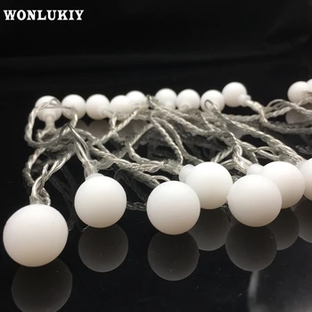 

10M 100 Led Globe Ball Garland 110V / 220V Fairy String Lights For Christmas Festival Wedding Party Home Decoration With EU Plug