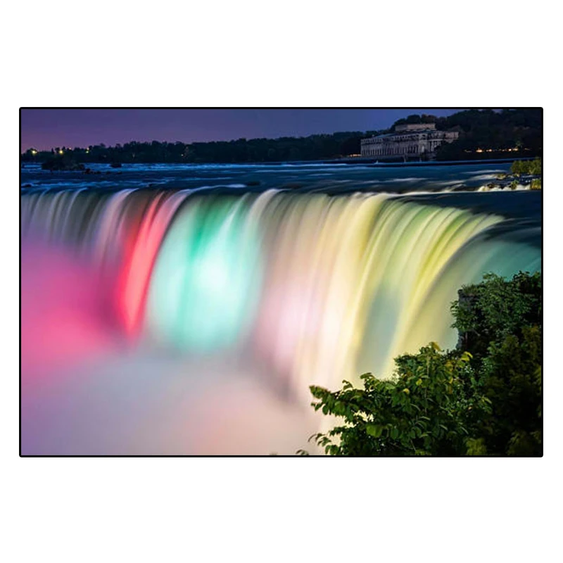 

Diamond Painting by Numbers Diamond Embroidery Modern 5D DIY Diamond Painting Cross Stitch Kits Wall Decor Colorful Waterfall